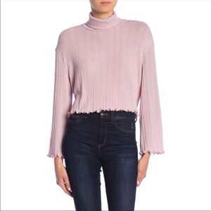 Abound Ribbed Mock Neck Sweater